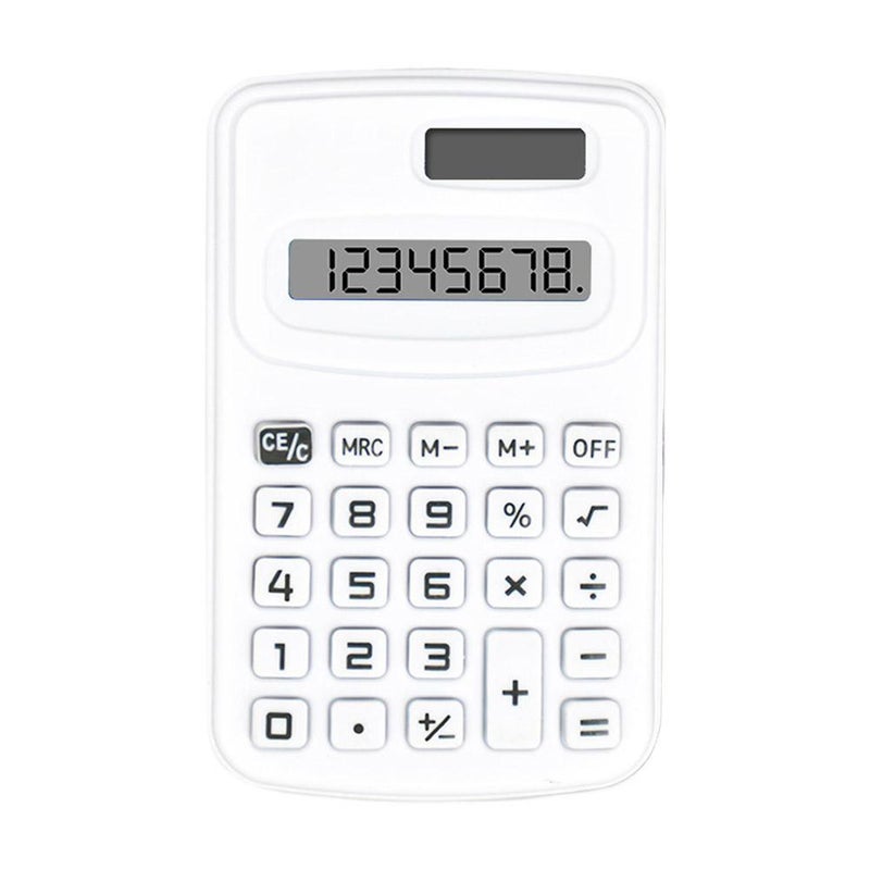 Cute and stylish mini solid color calculator K888 portable accounting office computer - Image 1